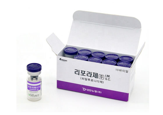 उपचर्म Hyaluronidase लिपोरेज इंजेक्शन वसा पिघलने भंग Hyaluronic एसिड