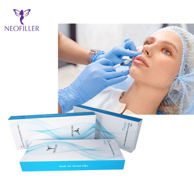 झुर्रियों के लिए सिरिंज शिकन हटाने Hyaluronic एसिड भराव 2ml Hyaluronic एसिड इंजेक्शन