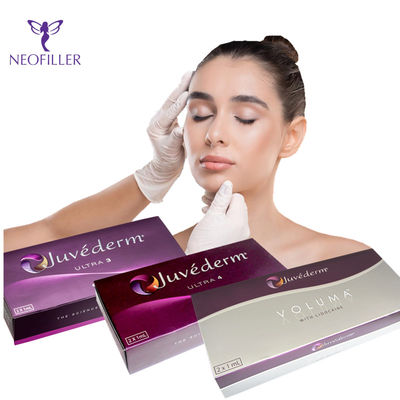 2ml इंजेक्शन Juvederm रिंकल फिलर Hyaluronic चिन ट्रांसपेरेंट Juvederm Ultra 3