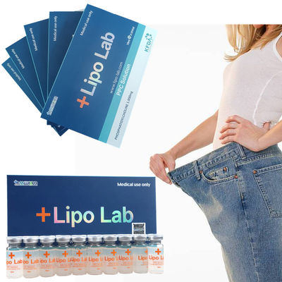 ट्रांसपेरेंट बॉडी स्लिमिंग लिपोलिसिस सॉल्यूशन 0.15cc - 0.2cc परमानेंट फैट डिसॉल्विंग इंजेक्शन