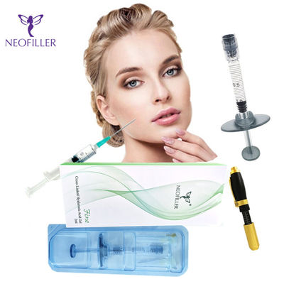 चेहरे के लिए 1ml 2ml Hyaluronic एसिड त्वचीय भराव वृद्धि Hyaluronic एसिड भराव