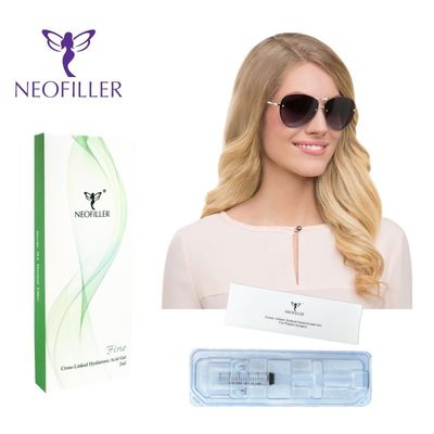 नितंबों के लिए 2ml झुर्रियाँ Hyaluronic एसिड क्रॉसलिंकिंग Hyaluronic एसिड त्वचीय भराव