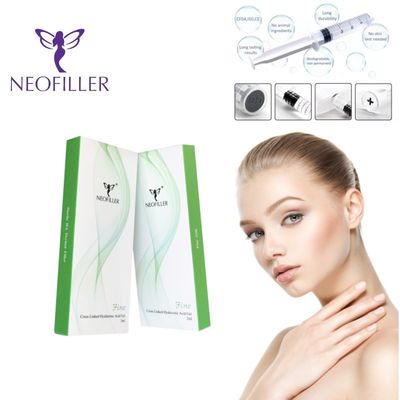 Dermal 24Mg/Ml Hyaluron भराव इंजेक्शन गाल गद्दी सूक्ष्म होंठ संवर्धन