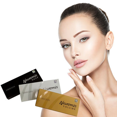 माथे का चेहरा न्यूरैमिस त्वचीय भराव होंठ सुधार झुर्रियाँ Hyaluronic एसिड