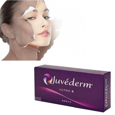 Hyaluronic त्वचीय Juvederm अल्ट्रा 3 लिप फिलर फेशियल सूक्ष्म गाल फिलर्स