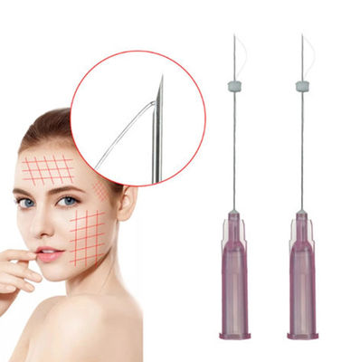 29g 30g 25mm मोल्डिंग पीडीओ थ्रेड लिफ्ट फेशियल बॉडी कोलेजन थ्रेड लिफ्ट
