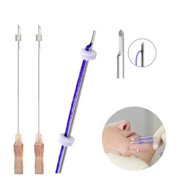 29g 30g 25mm मोल्डिंग पीडीओ थ्रेड लिफ्ट फेशियल बॉडी कोलेजन थ्रेड लिफ्ट