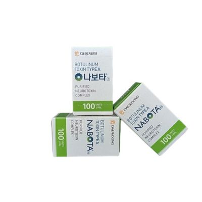 बोटुलिनम NABOTA इंजेक्शन एंटी रिंकल 100 यूनिट Nabota  FDA स्वीकृत