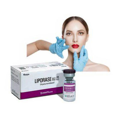 Lyophilized पाउडर सफेद लिपोरेज इंजेक्शन कोरिया चेहरे Hyaluronidase भराव विघटनकर्ता