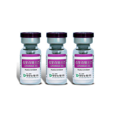 Lyophilized पाउडर सफेद लिपोरेज इंजेक्शन कोरिया चेहरे Hyaluronidase भराव विघटनकर्ता