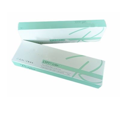 इंजेक्शन Lyft Lido Hyaluronic Acid Dermal Filler चेहरे की झुर्रियों और फोड़े को कम करता है