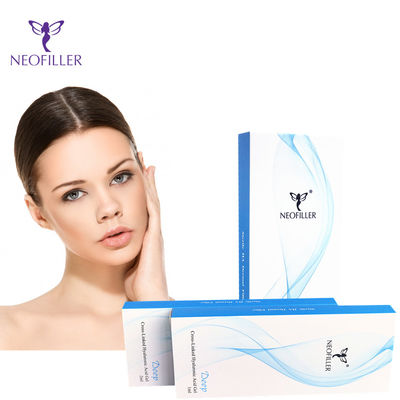 कमरे के तापमान पर भंडारण के लिए स्टेरिल सिरिंज में 24mg/Ml Hyaluronic Acid Dermal Filler