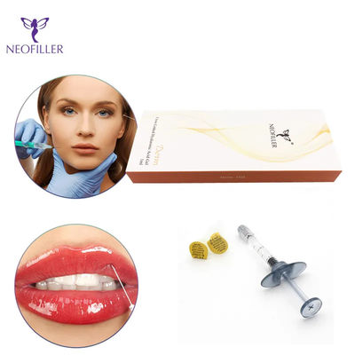 पारदर्शी इंजेक्शन गहराई Hyaluronic एसिड Dermal Filler 1ml 2ml 10ml 20ml