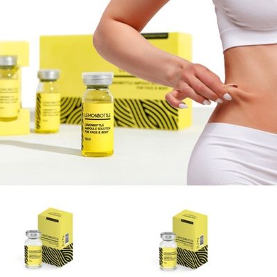 कोरिया फैट सॉल्यूशन नींबू की बोतल 10ml*5 फैट डिसॉल्विंग ऑनलाइन बिक्री