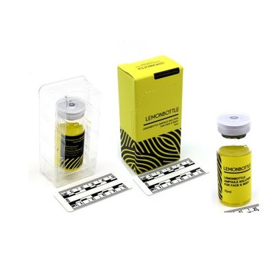 चेहरे और शरीर के लिए उच्च सांद्रता वाले वसा घोल समाधान 10ml X 5 नींबू की बोतल एक बार इस्तेमाल करने योग्य एसेप्टिक पैकेजिंग
