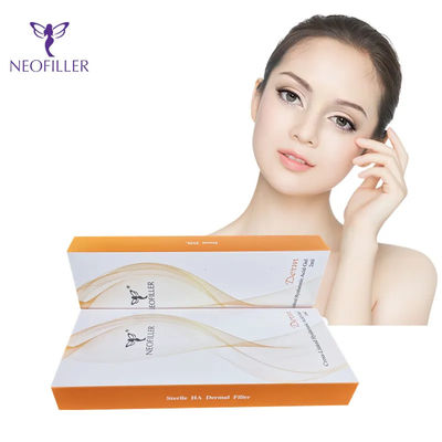 चेहरे नाक होंठ वृद्धि के लिए Hyaluronic एसिड Dermal Filler 24mg/ml