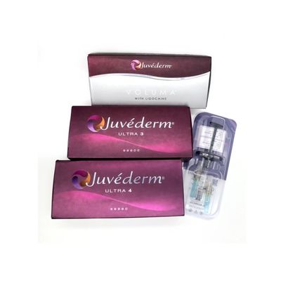 2ml फेस केयर Juvederm क्रॉस लिंक्ड डर्मल फिलर हाइलूरोनिक एसिड इंजेक्शन
