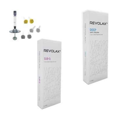 Revolax Dermal Filler के साथ चेहरे का नवीनीकरण 6-12 महीने प्रभाव की अवधि Hyaluronic एसिड
