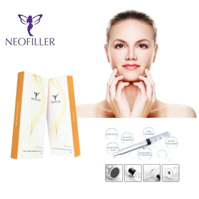चेहरे के एंटी एजिंग के लिए 24mg/ml क्रॉस लिंक्ड हाइलूरोनिक एसिड इंजेक्शन