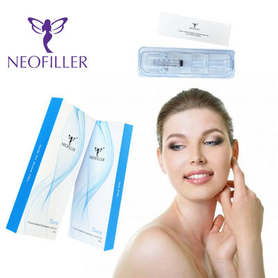 उच्च प्रभावशाली 24mg/ml Hyaluronic Acid Dermal Filler 9-12 महीने दीर्घायु कमरे के तापमान पर भंडारण