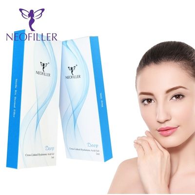 उच्च प्रभावशाली 24mg/ml Hyaluronic Acid Dermal Filler 9-12 महीने दीर्घायु कमरे के तापमान पर भंडारण