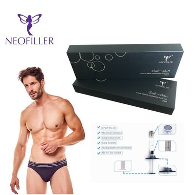पारदर्शी 24mg/ml Hyaluronic Acid Dermal Filler 5ml उच्च एकाग्रता 24mg/ml एकाग्रता