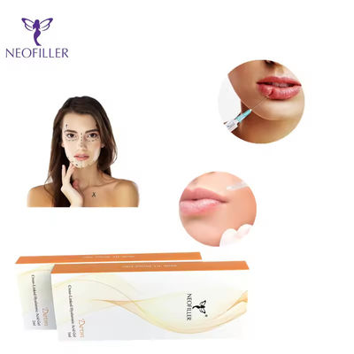 Neofiller 2ml Hyaluronic Acid Dermal Filler Lido इंजेक्शन योग्य जेल चेहरे का नवीनीकरण बढ़ाने वाला