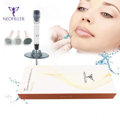 Neofiller 2ml Hyaluronic Acid Dermal Filler Lido इंजेक्शन योग्य जेल चेहरे का नवीनीकरण बढ़ाने वाला
