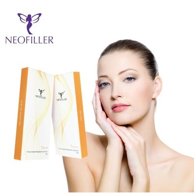 चेहरे के इंजेक्शन के लिए 24mg/ml हाइलूरोनिक एसिड भराव उच्च एकाग्रता