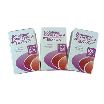 बोटुलिनम विषाक्तता प्रकार ए विरोधी झुर्रियों इंजेक्शन 100U शीशी संयुक्त राज्य अमेरिका