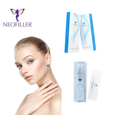 Neofiller 24mg-ml Hyaluronic Acid Dermal Filler इंजेक्शन योग्य जेल झुर्रियों को कम करने के लिए चेहरे को बढ़ाने के लिए