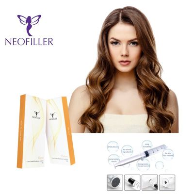 Neofiller 24mg-ml Hyaluronic Acid Dermal Filler इंजेक्शन योग्य जेल झुर्रियों को कम करने के लिए चेहरे को बढ़ाने के लिए