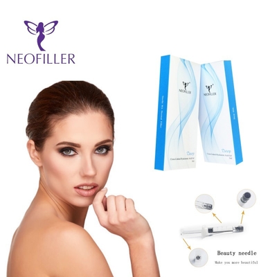 चेहरे की झुर्रियों के लिए क्रॉस-लिंकिंग हाइलूरोनिक एसिड डर्मल फिलर 1ml-20ml