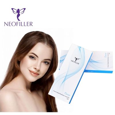 Neofiller Deep 24mg-ml Hyaluronic Acid Dermal Filler इंजेक्शन योग्य जेल 9-12 महीने दीर्घायु हाइपोडर्मिक इंजेक्शन