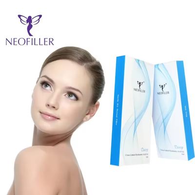 Neofiller Deep 24mg-ml Hyaluronic Acid Dermal Filler इंजेक्शन योग्य जेल 9-12 महीने दीर्घायु हाइपोडर्मिक इंजेक्शन
