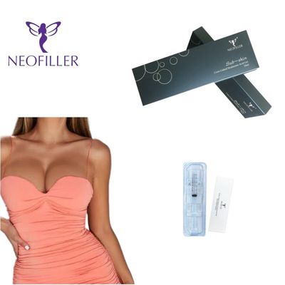 क्रॉस-लिंकिंग 24mg-ml Hyaluronic Acid Dermal Filler Sterile Syringe Injectable Gel 9-12 महीने लंबी आयु