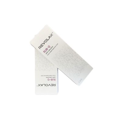 6-12 महीने की अवधि और 2 साल की शेल्फ लाइफ के लिए सिरिंज पैकेजिंग के साथ Revolax डर्मल फिलर