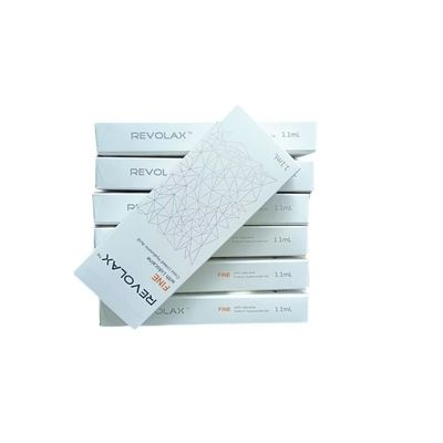 प्राकृतिक दिखने वाले परिणामों के लिए 6-12 महीने तक चलने वाले 2 साल के शेल्फ जीवन के लिए Hyaluronic एसिड के साथ Revolax Dermal Filler