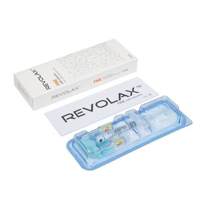 1.1ml Revolax 24mg/ml HA एकाग्रता के साथ त्वचा भराव 9-12 महीने के लिए विरोधी झुर्रियों Hyaluronic एसिड इंजेक्शन