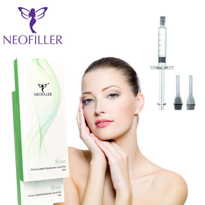 24mg-ml Hyaluronic Acid Dermal Filler इंजेक्शन योग्य जेल चेहरे की झुर्रियों को कम करना 9-12 महीने दीर्घायु कमरे के तापमान पर भंडारण