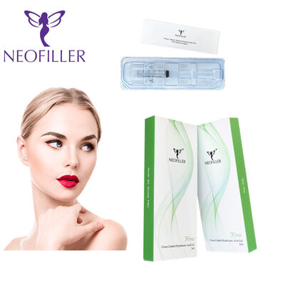 24mg-ml Hyaluronic Acid Dermal Filler इंजेक्शन योग्य जेल चेहरे की झुर्रियों को कम करना 9-12 महीने दीर्घायु कमरे के तापमान पर भंडारण