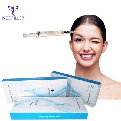 पारदर्शी 24mg-ml Hyaluronic Acid Dermal Filler इंजेक्शन योग्य जेल 9-12 महीने दीर्घायु चेहरे का इंजेक्शन
