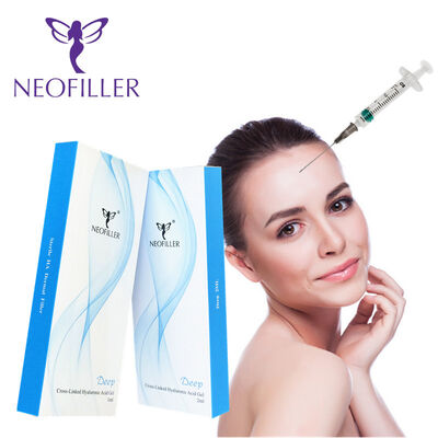 Neofiller Hyaluronic Acid Dermal Filler इंजेक्शन योग्य जेल 24mg/ml 9-12 महीने तक एकाग्रता दीर्घायु और कमरे के तापमान पर भंडारण