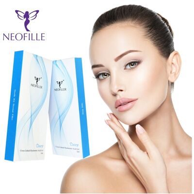 Neofiller 24mg-ml Hyaluronic Acid Dermal Filler इंजेक्शन योग्य जेल 9-12 महीने दीर्घायु कमरे के तापमान पर भंडारण समाधान