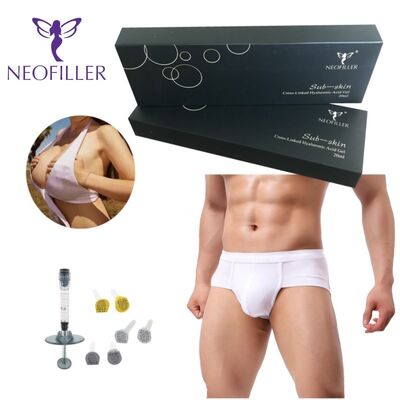 Neofiller 24mg-ml Hyaluronic Acid Dermal Filler पारदर्शी इंजेक्शन योग्य जेल 9-12 महीने दीर्घायु चेहरे का नवीनीकरण