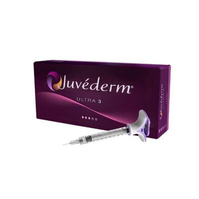 Juvederm Dermal Filler इंजेक्शन योग्य जेल कमरे के तापमान पर 6-9 महीने तक संग्रहीत चेहरे की मात्रा बढ़ाने के लिए