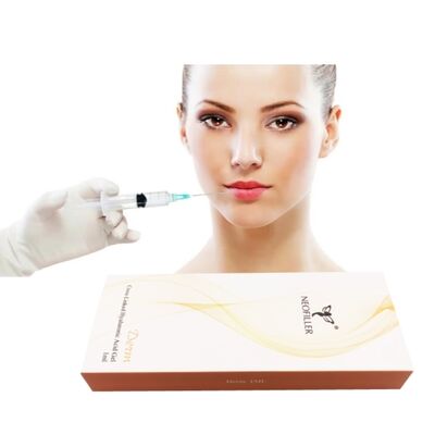 Neofiller 24mg-ml Hyaluronic Acid Dermal Filler इंजेक्शन योग्य जेल 9-12 महीने दीर्घायु हाइपोडर्मिक इंजेक्शन वृद्धि