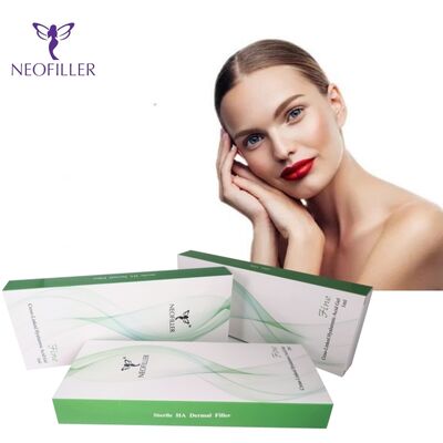 Neofiller 24mg-ml Hyaluronic Acid Dermal Filler इंजेक्शन योग्य जेल 9-12 महीने दीर्घायु हाइपोडर्मिक इंजेक्शन वृद्धि