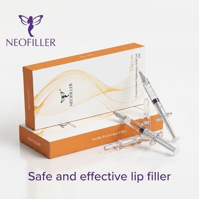 Biocompatible Hyaluronic Acid Dermal Filler in 1ml Syringe Volume with 24 Months Validity for Facial Rejuvenation