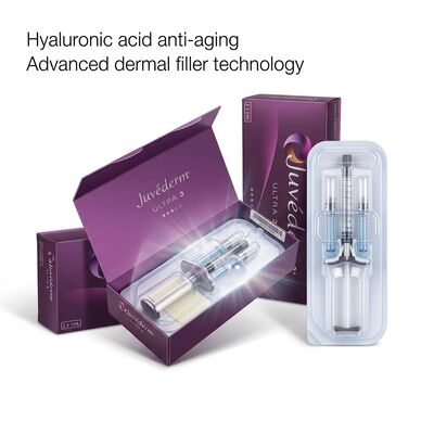 संयुक्त राज्य अमेरिका उत्पत्ति Juvederm Dermal Filler Gel Formulation जिसमें निर्बाध वितरण के लिए DHL UPS FEDEX शिपिंग विकल्प शामिल हैं